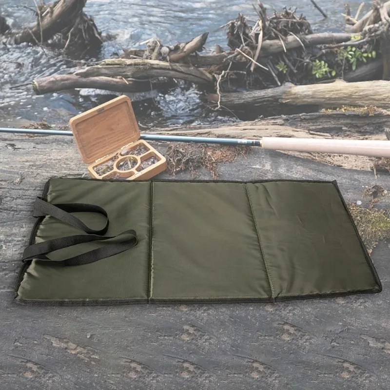Desk Corner Mat - Opvouwbare visontkoppelingsmat, verdikte sponsmat voor visbescherming,