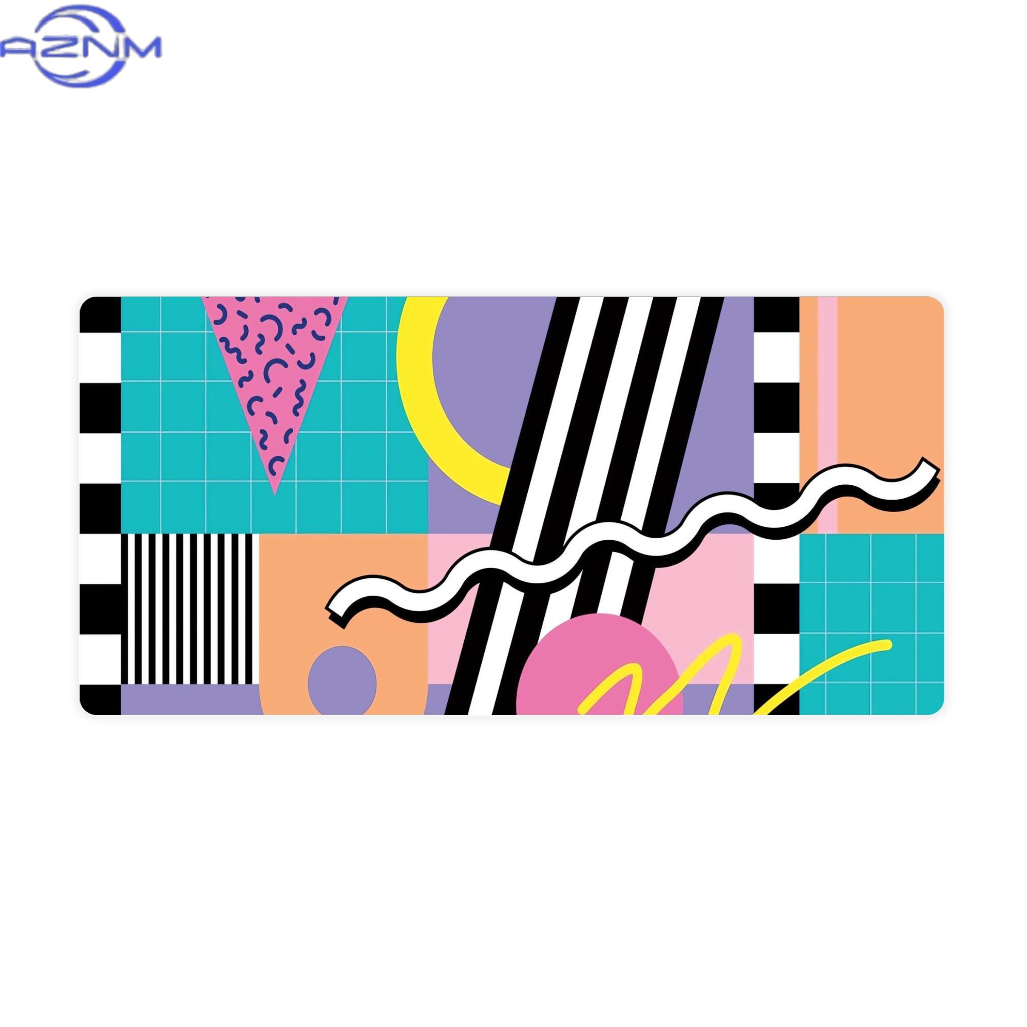 Desk Corner Mat - Memphis Pattern 91 bureau-onderlegger uit de