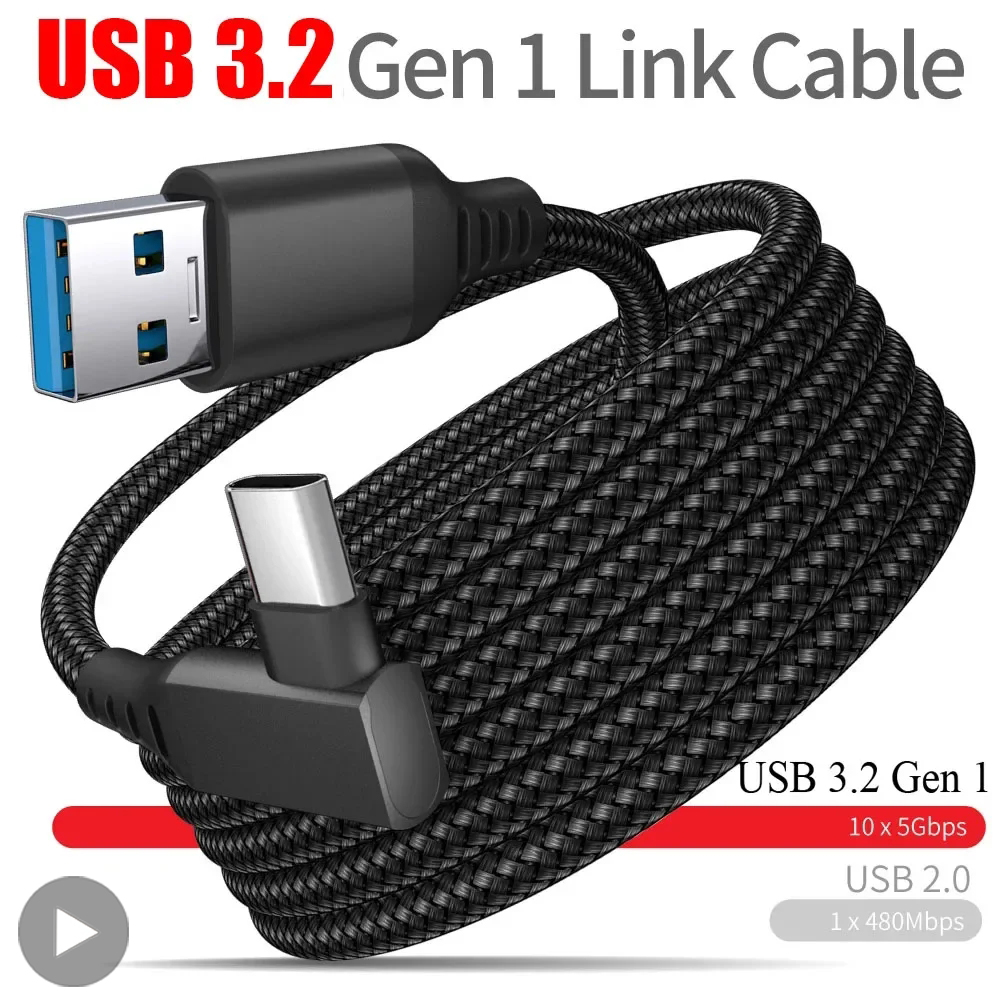 Virtual Gaming Accessories - Virtual Reality VR-brilkabel USB A naar