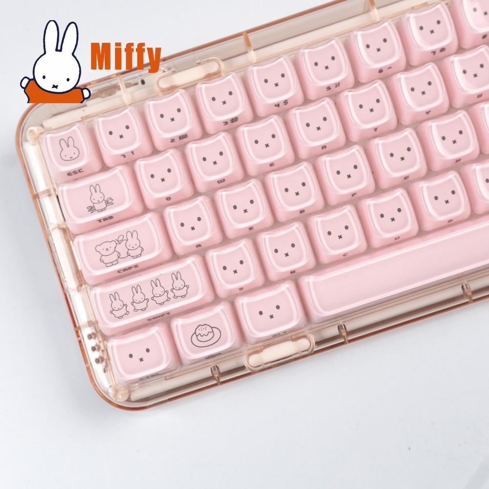 Kawaii Miffy Keycaps Schattig  - Gaming Accessories Kawaii recensie en prijs