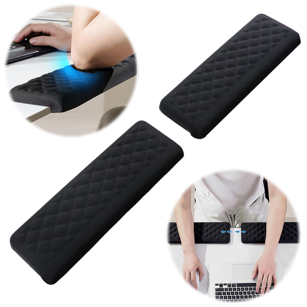 2-1PC L-vormig traagschuim ell - Desk Corner Mat recensie en prijs