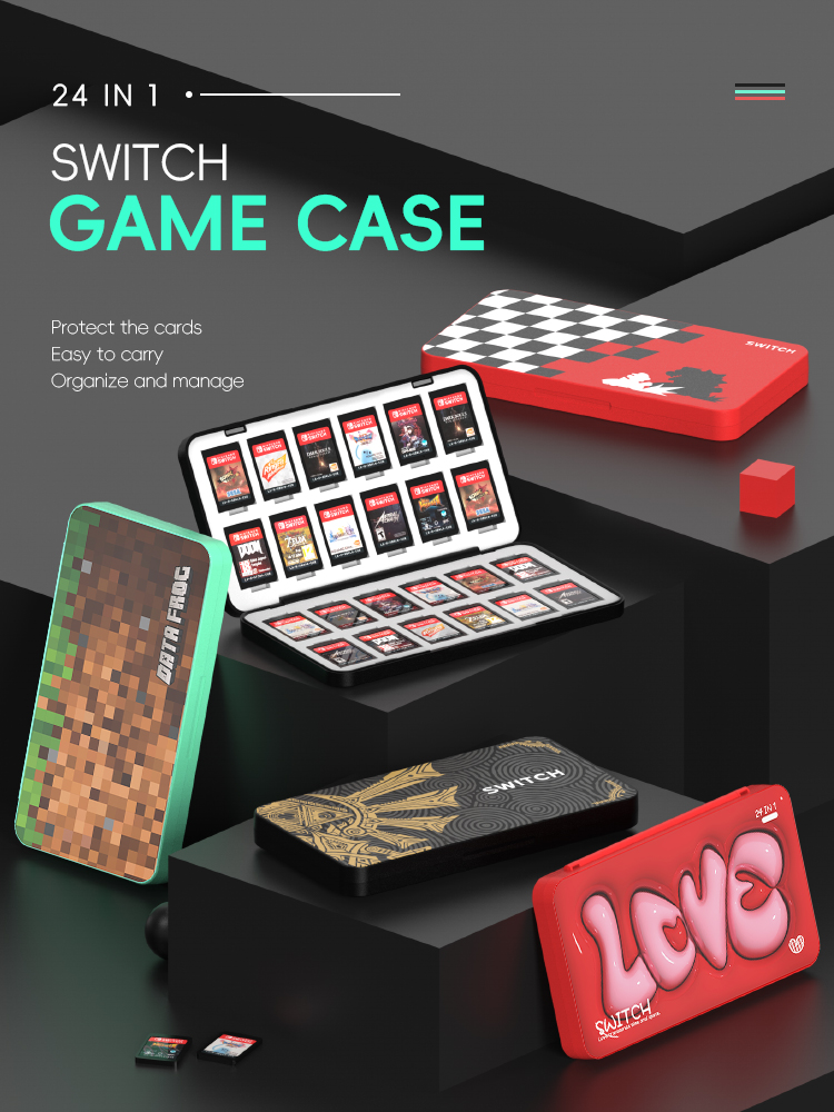 24-in-1 gamekaarthouder voor s - Gaming Accessories Holder recensie en prijs