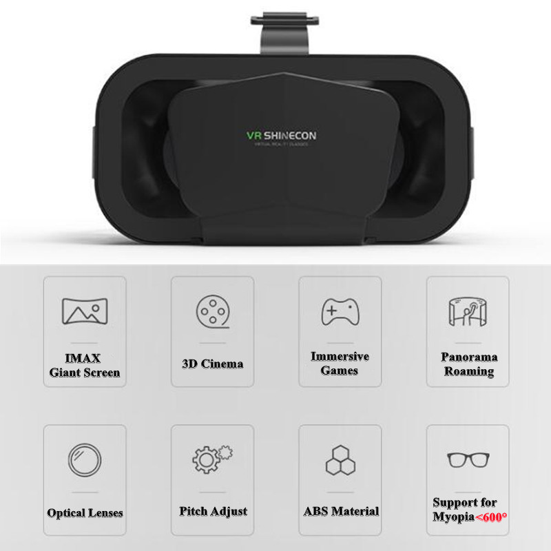 Shinecon Viar 3D VR-bril Virtu - Virtual Gaming Accessories recensie en prijs