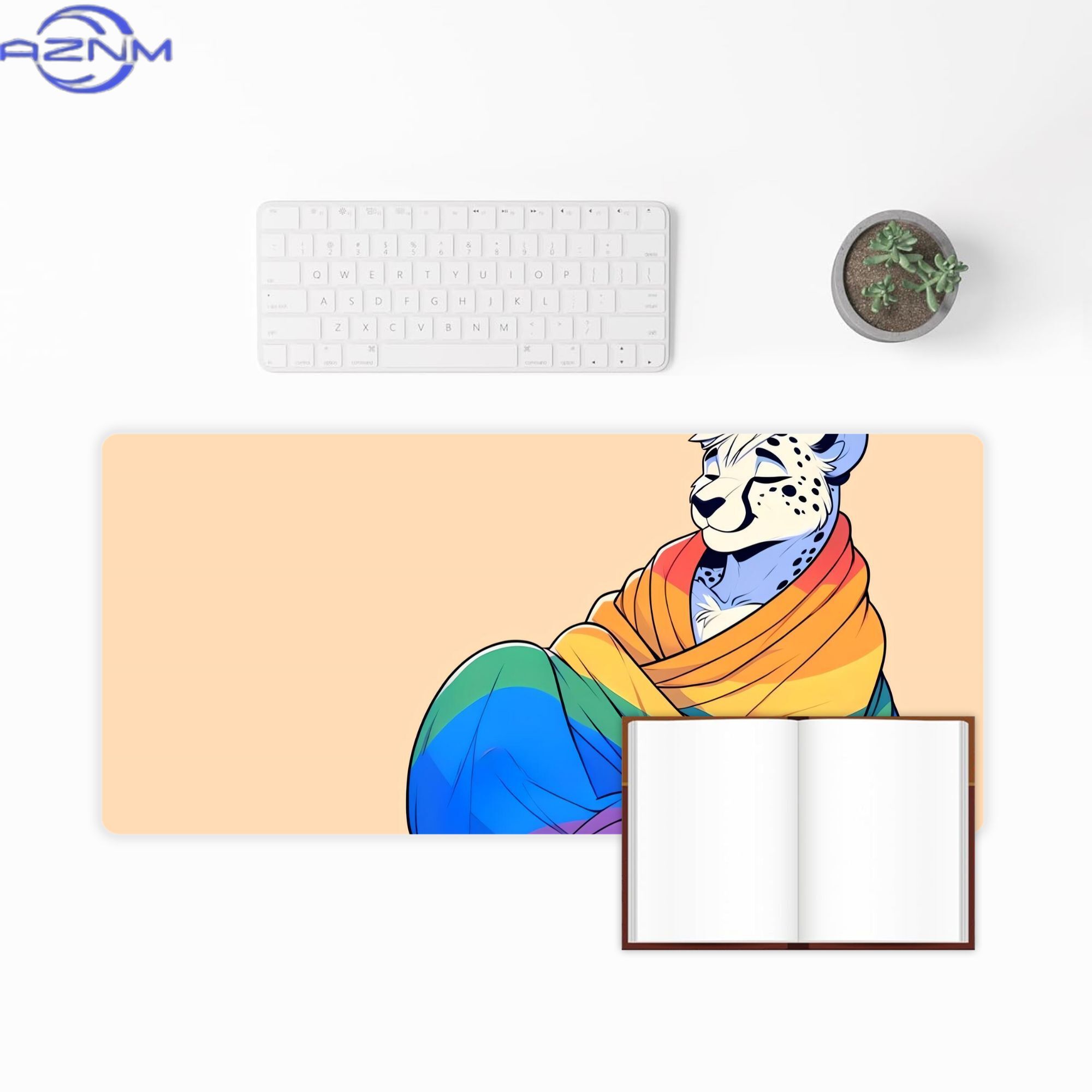Comfortabele, pluizige, LGBTQ  - Desk Corner Mat recensie en prijs