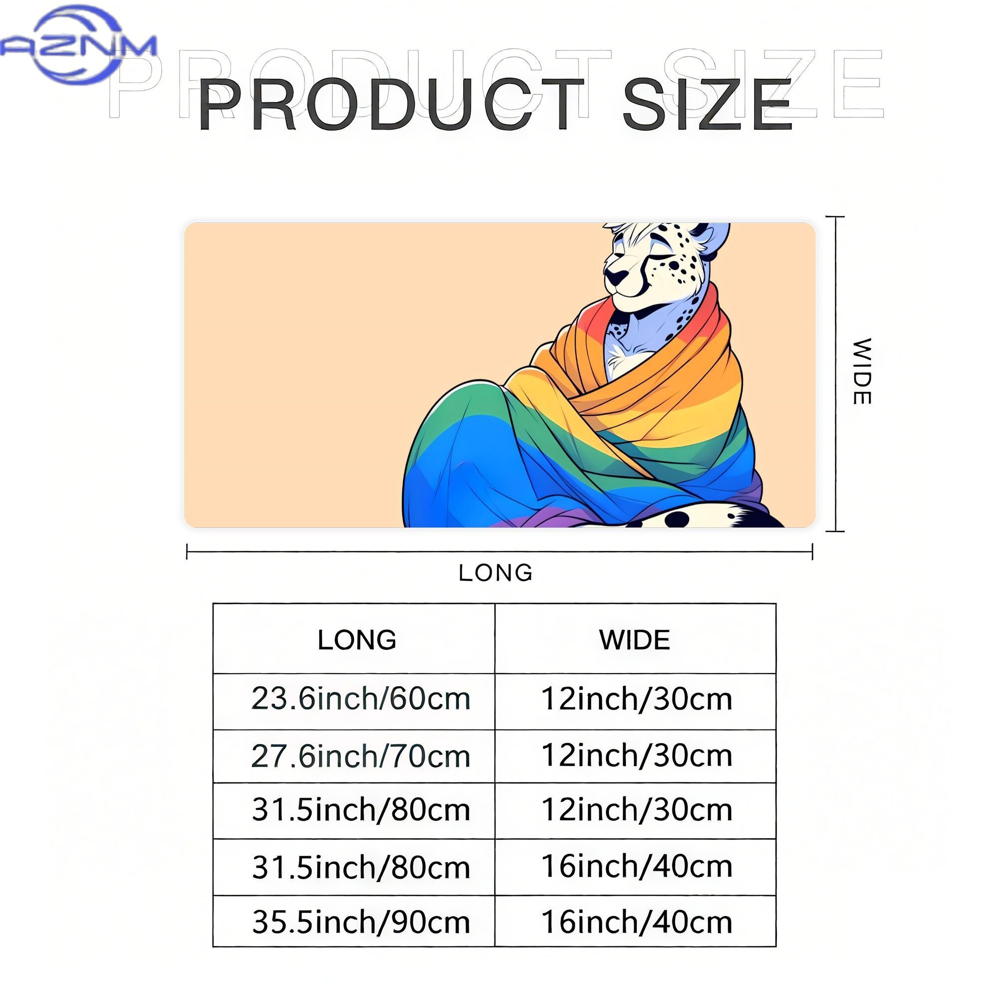 Comfortabele, pluizige, LGBTQ  - Desk Corner Mat recensie en prijs
