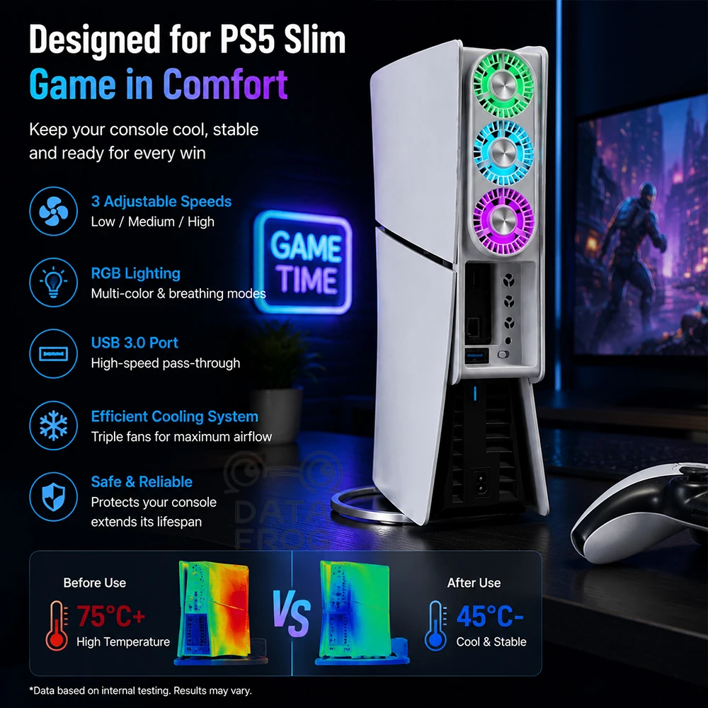 DATA FROG RGB-koeler compatibe - Essential Gaming Accessories recensie en prijs