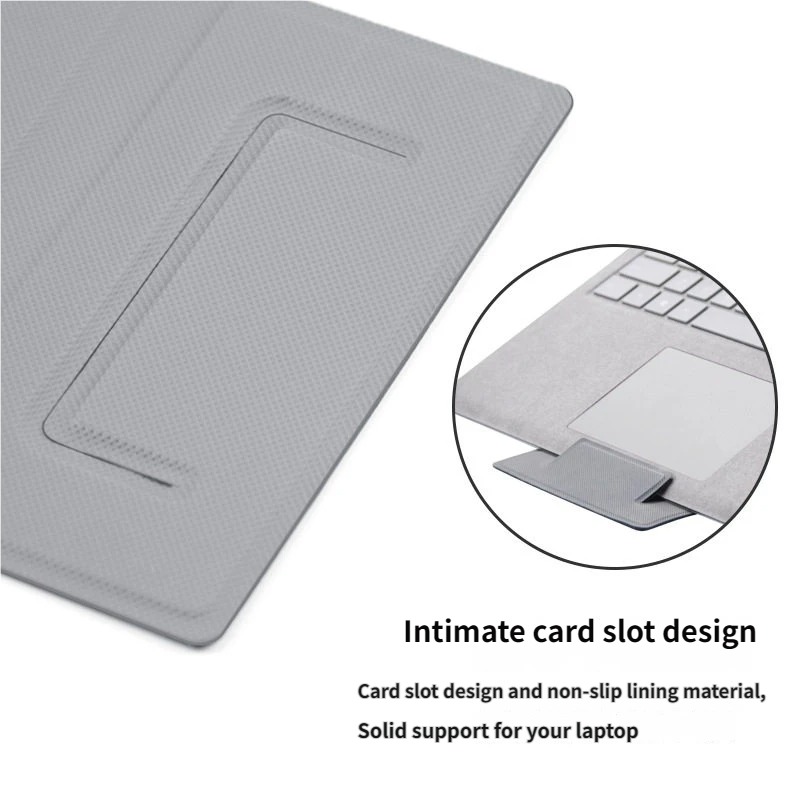 Opvouwbare PU-lederen laptopst - Desk Corner Mat recensie en prijs